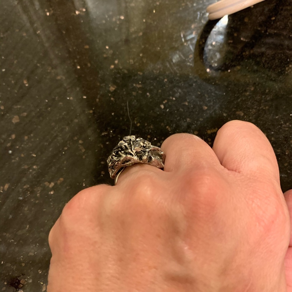 Adjustable Sterling Silver Ring - image 2